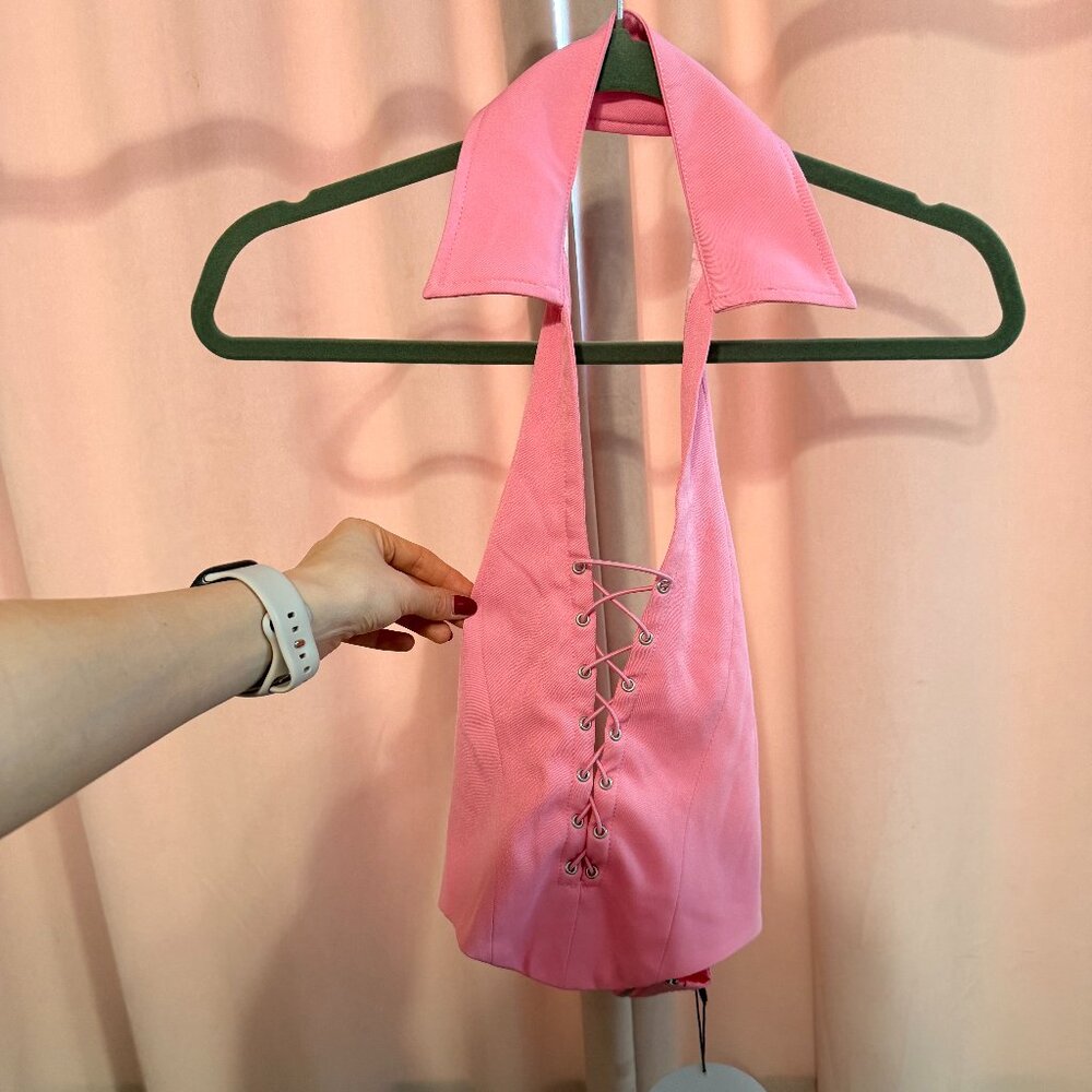 Pink Princess Polly Vest Top